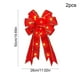 thumbnail image 3 of Adornos navideños, 2 piezas grandes con lazos rojos luminosos para la punta del árbol de Navidad. Lazo rojo preiluminado para corona, ideal para otoño, Halloween, Acción de Gracias y Navidad. Lazos de, 3 of 6