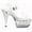 Clear, variant on Ellie Shoes E-709-Ollie 7 Inch Womans Sandal. 12 / Clear