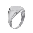 thumbnail image 4 of High Polished 925 Sterling Silver Oval Engravable Band Ring Jewelry Female Male Unisex Size 11, 4 of 4