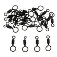 thumbnail image 1 of 25 Piezas de Pesca Cola Conector de Pesca Grande de Cuerpo Giratorios de acero Inoxidable, 1 of 8
