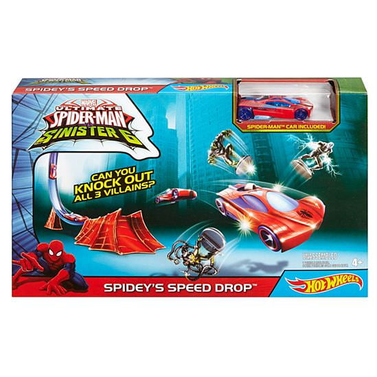 spiderman hot wheels track