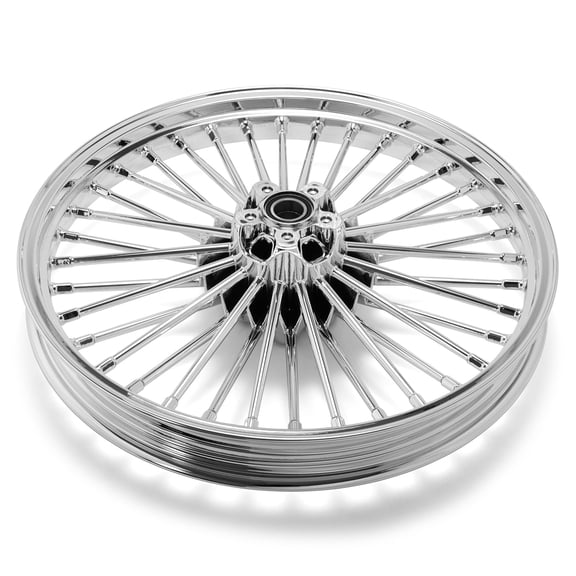 21x2.15 Fat Spoke Front Wheel Rim For Harley Softail FXST Custom FXSTC 1986-2011 Heritage Softail Classic FLSTC 1988-2017 Fat Boy FLSTF 1990-2017 Springer FXSTS 1988-2006 2000 2001 2002 2003 2004