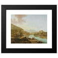 thumbnail image 2 of Adam Pynacker 18x15 Black Modern Framed Museum Art Print Titled - An Extensive Italianate River Landscape, 2 of 5