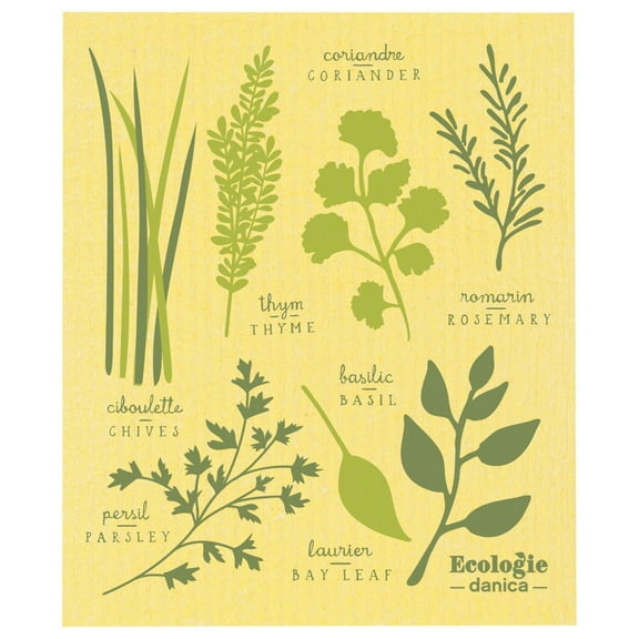 Now Designs Les Fines Herbs Ecologie Swedish Sponge Cloth