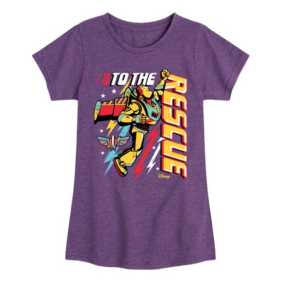 Toy Story - To The Rescue - Youth Girls Fitted Short Sleeve T-Shirt