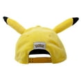 thumbnail image 2 of Pokemon Baseball Cap Pikachu with Ears new Official Nintendo Yellow Snapback, 2 of 4