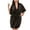 Black, variant on Besolor Womens Plus Size Silk Satin Robes V Neck Half Sleeve Bathrobe Knee Casual Length Pajama Dress Sleepwear with Belt