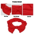 thumbnail image 3 of Unique Bargains Bow Fashion Cute Cotton Headband Hair Band 6.3 Inch Red, 3 of 7