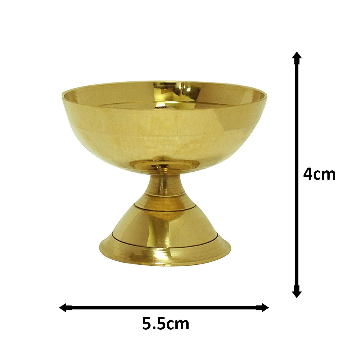 Brass Diya (Pack of 2) Pooja Oil Lamp