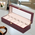 thumbnail image 3 of Caja Organizadora De Relojes Sunnimix Madera Premium 6 Ranuras, 3 of 8