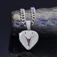 thumbnail image 3 of Men Women Hip Hop Creative Cobra Pendant Pendant Necklace With 15mm Crystal Cuban Chain HipHop Iced Out Bling Necklaces Fashion Charm Jewelry, 3 of 5