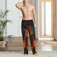 thumbnail image 5 of Vsdgher Candle Shepherd Dog Print Mens Pajama Pants Sleep & Lounge Pants, PJ Bottoms With elastic waistb and Pockets, 5 of 5