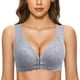 thumbnail image 1 of WILLBEST Brasier Sin Varillas Sujetador Francés Sin Aros De Acero Para Mujer, Con Cierre Frontal, Espalda En T, Sin Costuras, Sin Forro, Talla Grande, Para Busto Grande 274, 1 of 3