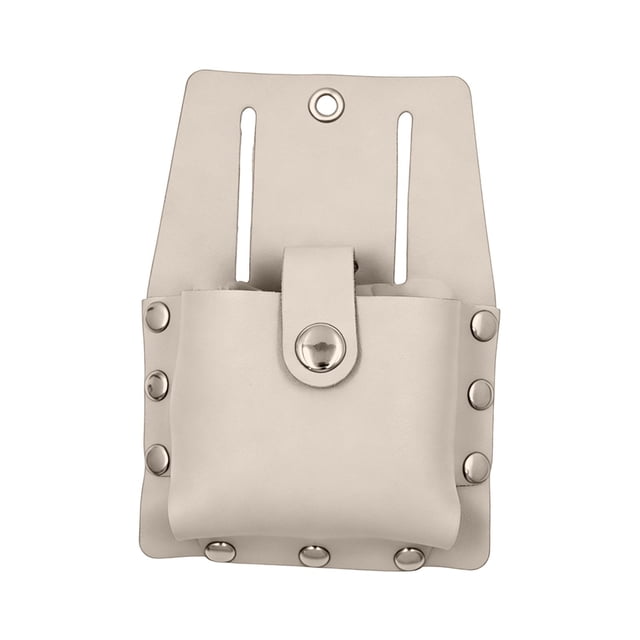 vortess Tape Measure Holder Compact Belt Tool Carrier for Mechanic Carpenter Plumber Beige