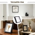 thumbnail image 5 of 4 Pack Shadow Box Frame, 8.7 x 8.7 in Black Shadow Box with 1.2 in Inner Depth, Double-Sided Clear Wood Deep Picture Frame for 3D Artworks, Dried Flower Specimens, Home Wall Tabletop Decor, 5 of 6