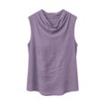thumbnail image 3 of Breezora Women's Summer Cowl Neck Tank Tops Sleeveless Solid Color Casual Layering Cami Breathable Loose Fit for Daily Wear, 3 of 6