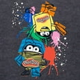 thumbnail image 3 of CafePress - Play Doh Cans Splatter Long Sleeve T Shirt - Mens Hooded Shirt, 3 of 3