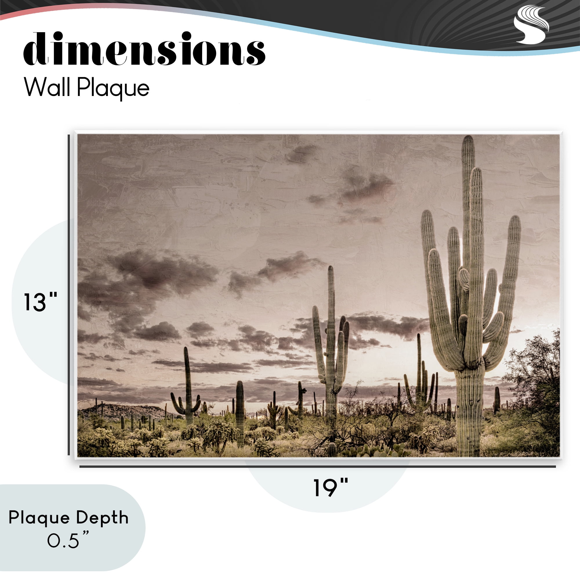 Stupell Industries Desert Sky Wilderness Wall Plaque Art, design by Kim Allen