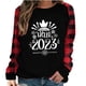 thumbnail image 2 of Ichuanyi liquidación de mujeres con cuello redondo clásico de cuello redondo impreso estampado de manga larga cima de camiseta casual ICHUANYI WER202308210003, 2 of 7