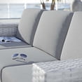 thumbnail image 2 of Modway Convene Outdoor Patio Furniture Sofa, Light Gray, 2 of 8