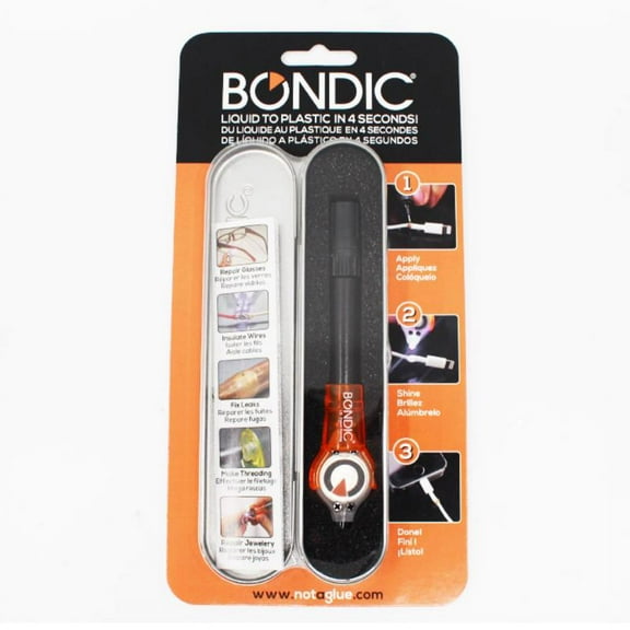 1 Pc, Bondic Medium Strength Liquid Plastic Welder Starter Kit 4 Gm