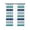 Blue Green, variant on Peach Pink Green Ombre Blackout Curtains, Light Blocking Print Window Curtains, Farmhouse Stripe Modern Thermal Insulated Window Drapes for Living Room Kitchen Cafe 2 Panels, 104"W x 84"L
