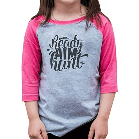 

7 ate 9 Apparel Girls Hunting Shirts - Ready Aim Hunt Pink Shirt 12 Months