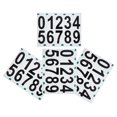 thumbnail image 1 of LIFKOME Reflective Black House Number Stickers Self Adhesive for Outdoor Mailbox and Address Signs, 1 of 8