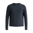 thumbnail image 3 of Athletic Works Men's and Men's Big Textured Long Sleeve Crew, Sizes S-3XL, 3 of 5