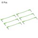 thumbnail image 3 of Guitarra Parche Cables 1/4 Pulgadas TRS Recto Ángulo Pedal Instrumento Cable para Guitarra Efecto Pedal Tablero Verde Paquete de 6, 3 of 5