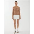 thumbnail image 2 of Off Shoulder Button Detail Sweater, 2 of 6