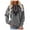 Gray, variant on Patlollav Womens Tops Print T-Shirt Autumn Pullover Hoodless Sweatershrit
