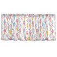 thumbnail image 7 of Yayeee Kitchen Curtains Tier Set of 2 Light Filtering 57"x36" Over Sink Window Panels, Colorful Ice Cream Pattern, 7 of 7