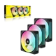 thumbnail image 1 of Ventilador Corsair ICUE Link QX120 Kit 3X1 RGB 120MM NEGRO CO-9051002-WW, 1 of 3