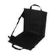 thumbnail image 1 of Silla de playa plegable Silla de piso con respaldo Almohadilla de tela Oxford con ajuste Negro, 1 of 8