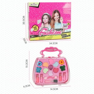 Girls Toys - Perfect Play Kit for Girls and Teens, Pink Kids Toys for 3 4 5  6 7 8 Year Old Girls, Kids Makeup Kit for Girl with Cosmetic Bag