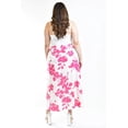 thumbnail image 3 of Short falda con aberturas Roman Fashion /Tallas Extras, 7050, (Fiusha flor) fucsia 36, 3 of 6
