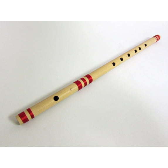 Professional Indian Bansuri Flute in Key of A, 22" L