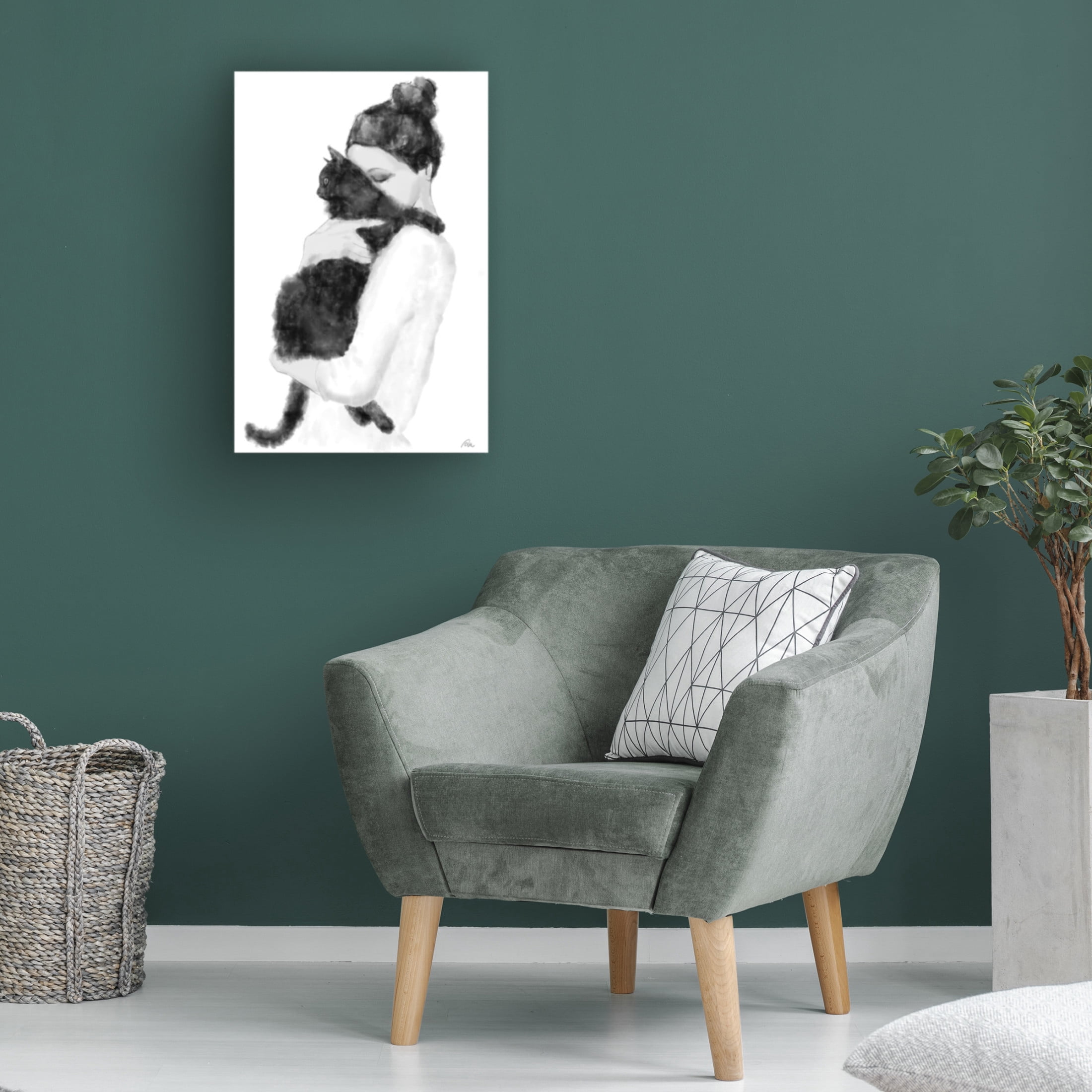 Pictufy Studio II 'Cat Lover' Canvas Art - 22 x 32 Inches