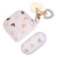 thumbnail image 3 of Funda para auriculares con temática de corazón, compatible con Airpods 1 y 2, 3 of 5