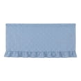 thumbnail image 2 of Desk Skirt,Light Blue Gingham Wrap Around Ruffled Table Skirts,Reusable Draped Table Cover with Ruffle,72x29.9 Inch Soft Fabric Rustic Tablecloth,Tablecloths for Kitchen,Dining Room Party, 2 of 4