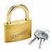 thumbnail image 2 of SEACHOICE Padlock, Keyed Alike, 1-1/2" Brass 3 per Card, 2 of 2