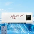 thumbnail image 6 of 8000 BTU Wall-Mount Air Conditioners 10000 BTU, Energy Efficient Room Air Conditioning, AC Unit Cools Up to 550 Sq.Ft. with Remote Control, Cooling/Heating, Dehumidifier and Fan, White, 6 of 9