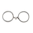 thumbnail image 3 of 1pair Punk Stainless Bracelet Love Magnet Bracelet For Couples Jewelry Valentine's Day Gift Silver Color, 3 of 3