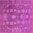thumbnail image 1 of Ahgly Company Indoor Square Oriental Pink Industrial Area Rugs, 4' Square, 1 of 4