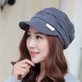 thumbnail image 4 of Yirtree Women Newsboy Cabbie Cap Beret Hats Baseball Cap Painter Visor Hats for Women, 4 of 8