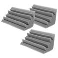thumbnail image 1 of MasteelfCA 3Pcs Useful Corner Bass Trap Sound Absorbing Acoustic Foamed Tile for Studio, 1 of 6