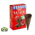 thumbnail image 3 of JOY Premium Chocolate Waffle Ice Cream Cones, Professional Cocoa-Infused Gourmet Cones, 12-Count Retail Packs, 8/Case, 3 of 4