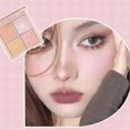 thumbnail image 5 of Paleta de rubor de cuatro colores estilo dulce, resistente al agua, portátil, para maquillaje facial, 02, 5 of 5