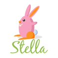 thumbnail image 3 of CafePress - Easter Bunny Stella Mug - 15 oz Ceramic Large White Novelty Mug, 3 of 4
